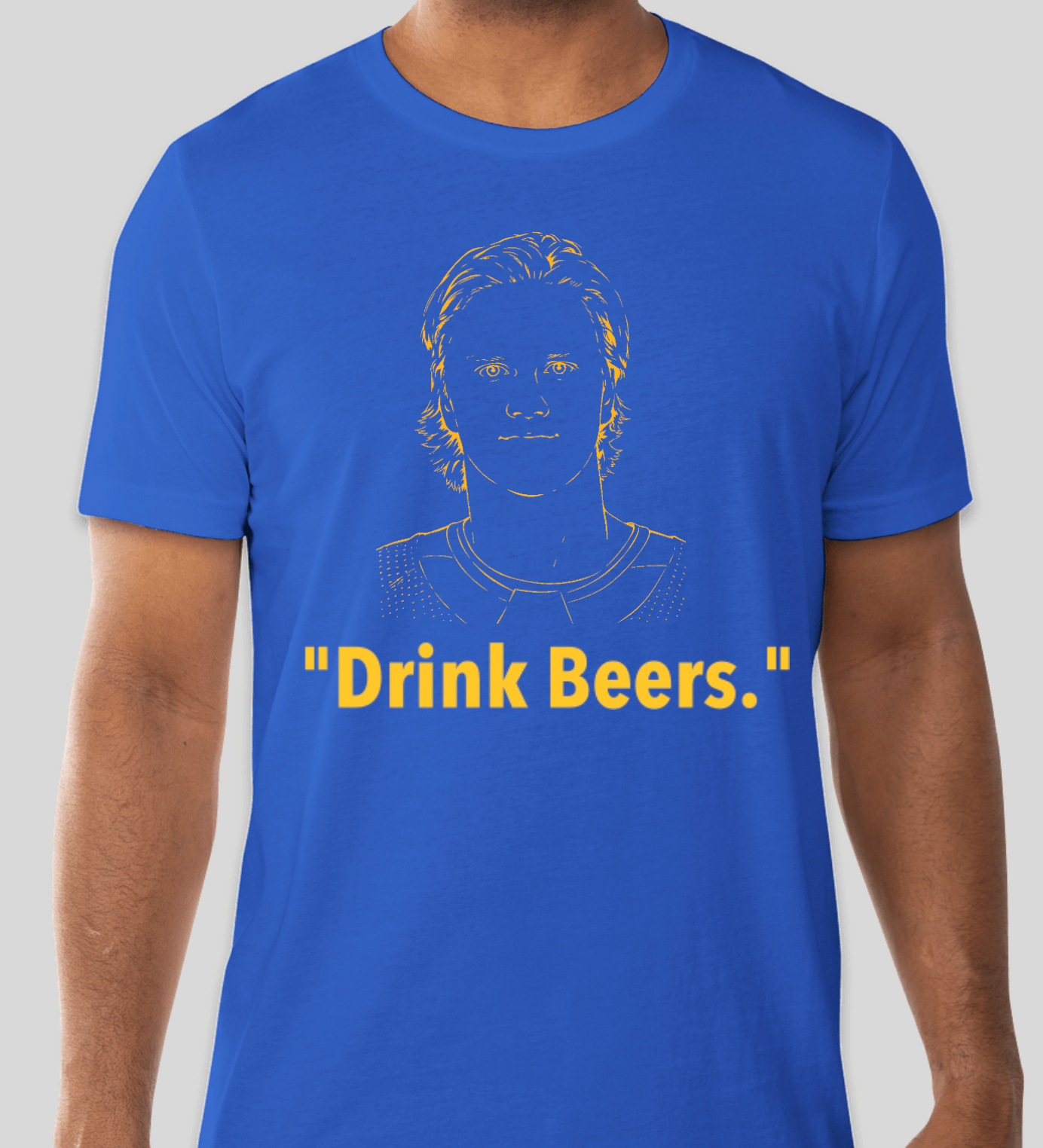 Dahlin Drink Beers - Blue and Gold